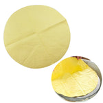 serviette pva jaune clair moderne unie légèrement plissée absorbante 30cm unique