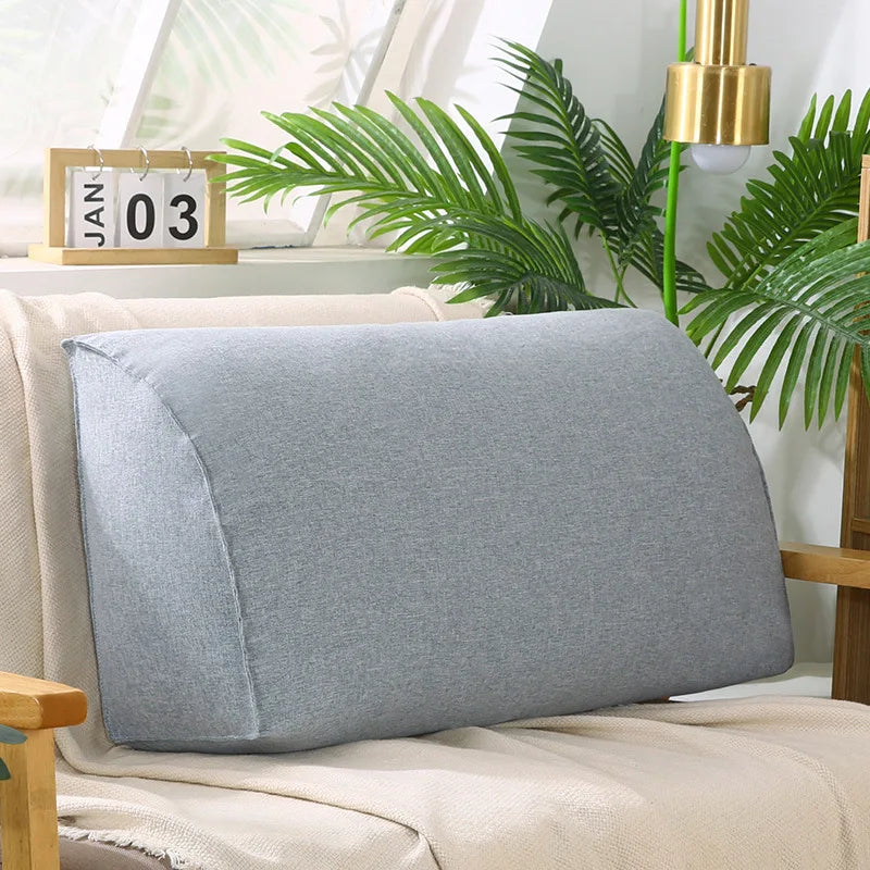 taies d'oreiller triangle solides velours doux moderne bleu marine rose gris vert beige fixés