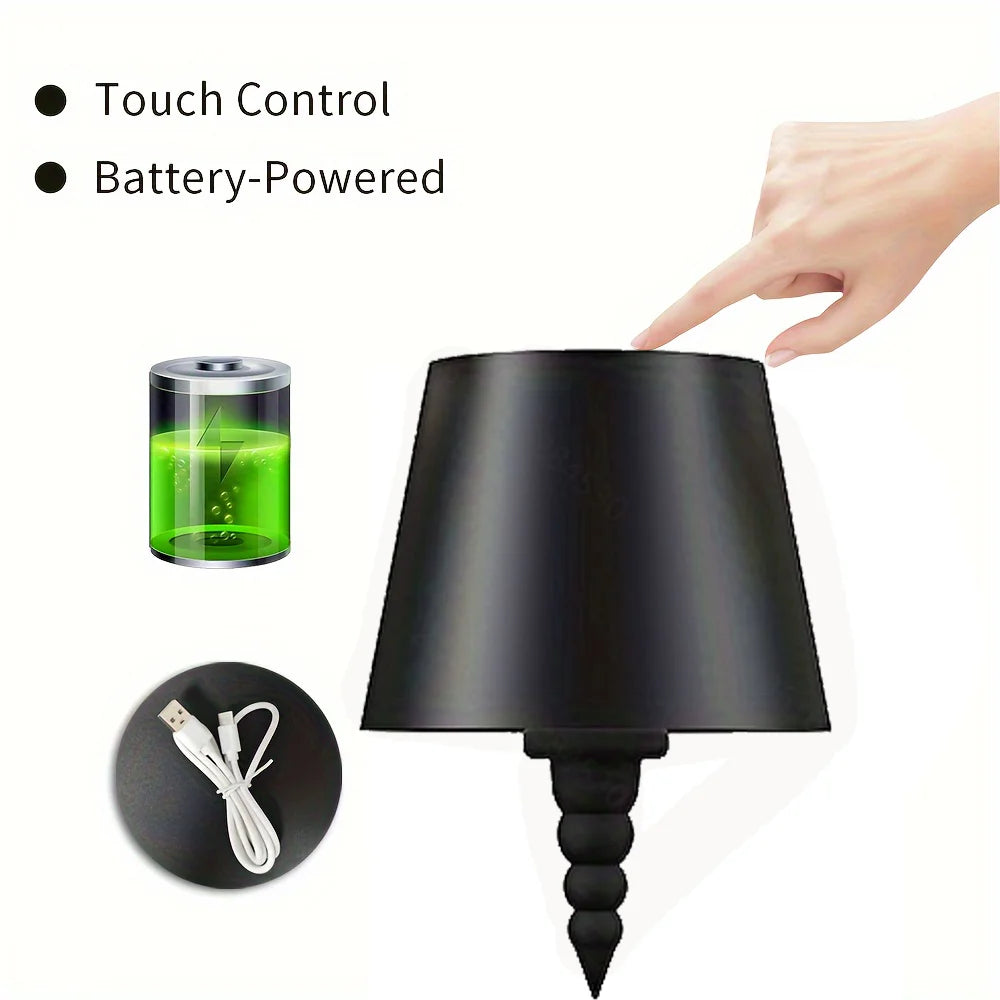 lampe table rechargeable led tactile multi températures vert pastel moderne blanc rose doré