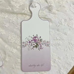planche découper céramique vintage fleurs roses motifs géométriques blanc roseclair