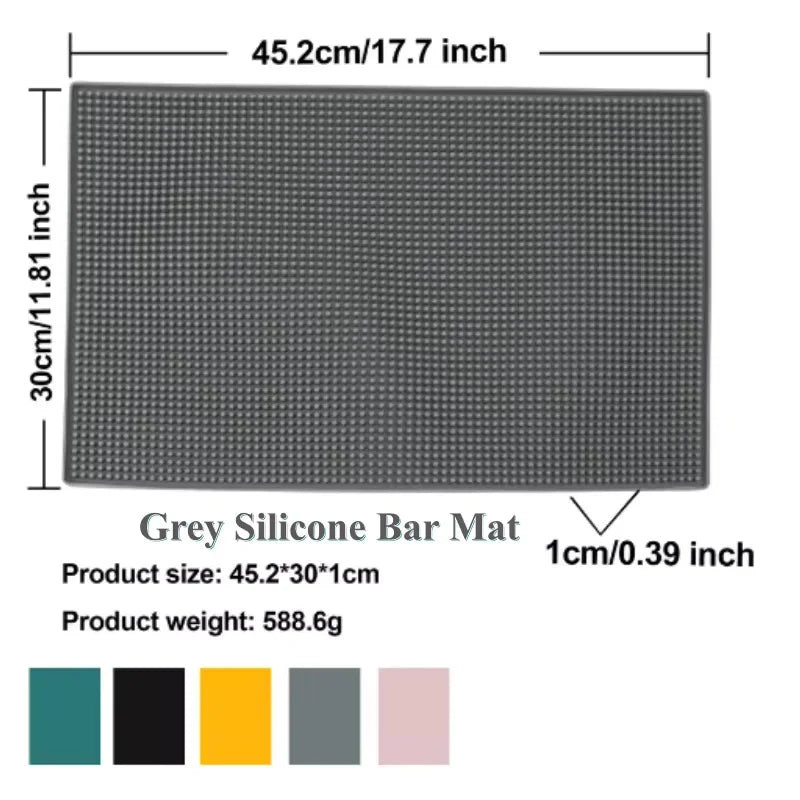 tapis protection vaisselle silicone moderne perforé vert gris blanc