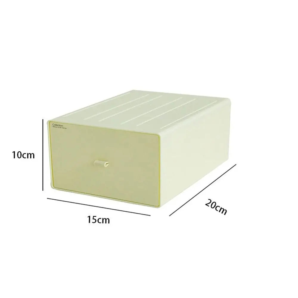 boîtes tiroirs blanc vert moderne réutilisables poignées grandes capacités rangement maison
