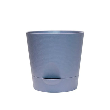 cache pot moderne auto arrosant plastique texture mat couleur bleu rose clairintérieur extérieur