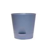 cache pot moderne auto arrosant plastique texture mat couleur bleu rose clairintérieur extérieur