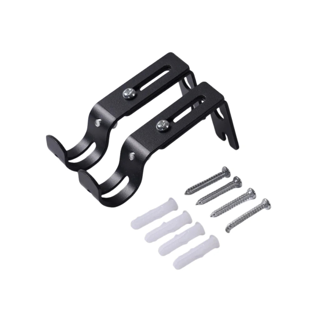Support rideau argenté moderne vis fixations tiges visserieSizeMode: RELEVANT ONLY