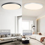 plafonnier led intelligent télécommande intensité variable moderne blanc noir gris minimaliste