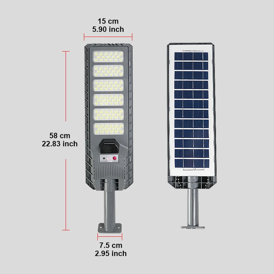 lampe solaire led motion sensor exterieure moderne noire ip65 abs