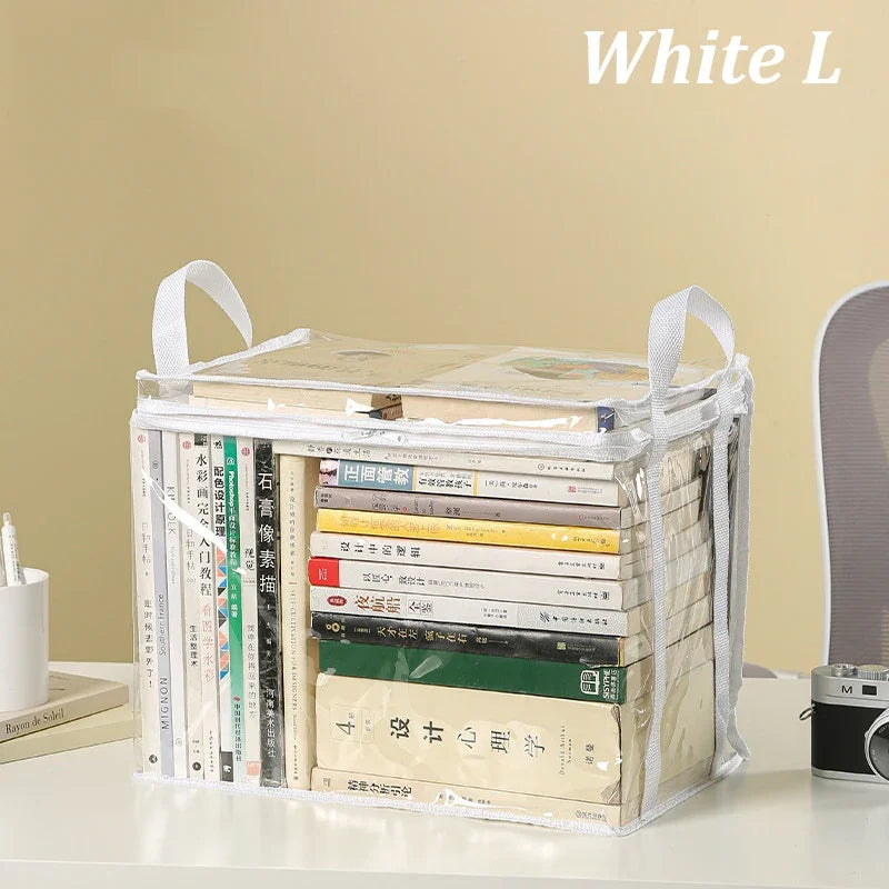 sacs rangement transparent pliables multi usages très transparent moderne pratique double fermeture glissière poignées