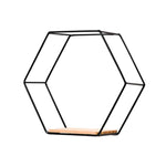 étagère murale hexagonale or moderne étagère murale noire métal étagère murale beige scandinave étagère