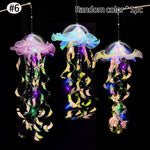 méduses lumineuses multicolores transparentes modernes guirlande lumineuse décoration chambre événement festive
