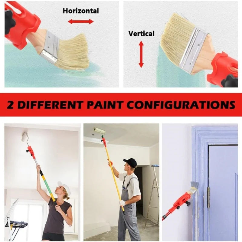outil peinture pinceau extension multi angles support réglable bricolage peinture fixations vis outils