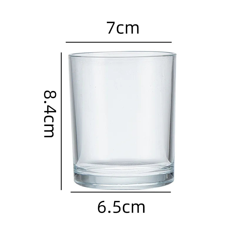 vases verre transparent bougies sous verres bois tulipes roses décor maison lampe originale serviettes
