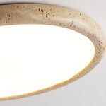 plafonnier led moderne minimaliste texture granulaire beige gris clair opacité murale interrupteur tactile