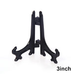 support d'affichage noir clips moderne rangement photo vaisselle transparent 5cm 7.5cm 10cm