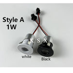 projecteur led spot blanc noir moderne câble adaptateur 12v 85 265v