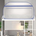 filet protection lit gris moderne pliable sans polyester coton durable voyage maison