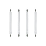 attaches drap noir blanc clips ressorts tissu lisse ajustables utilitaires chambre coucher fournis clips