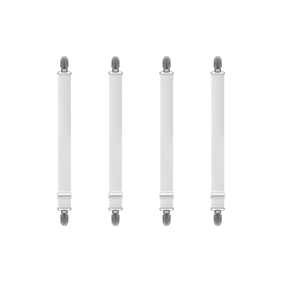 attaches drap noir blanc clips ressorts tissu lisse ajustables utilitaires chambre coucher fournis clips