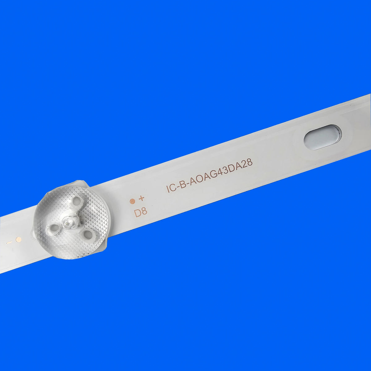 ruban led blanc bleu moderne connecteur électrique fixations inclusées