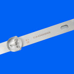 ruban led blanc bleu moderne connecteur électrique fixations inclusées