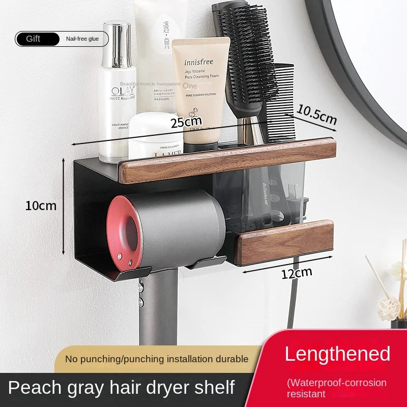 étagères porte serviettes bois moderne vis fixations salle bain minimaliste porte brosse gobelet savon