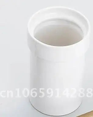 toilette brosse support mural cuivre or blanc classique durable rond lisse opaquet