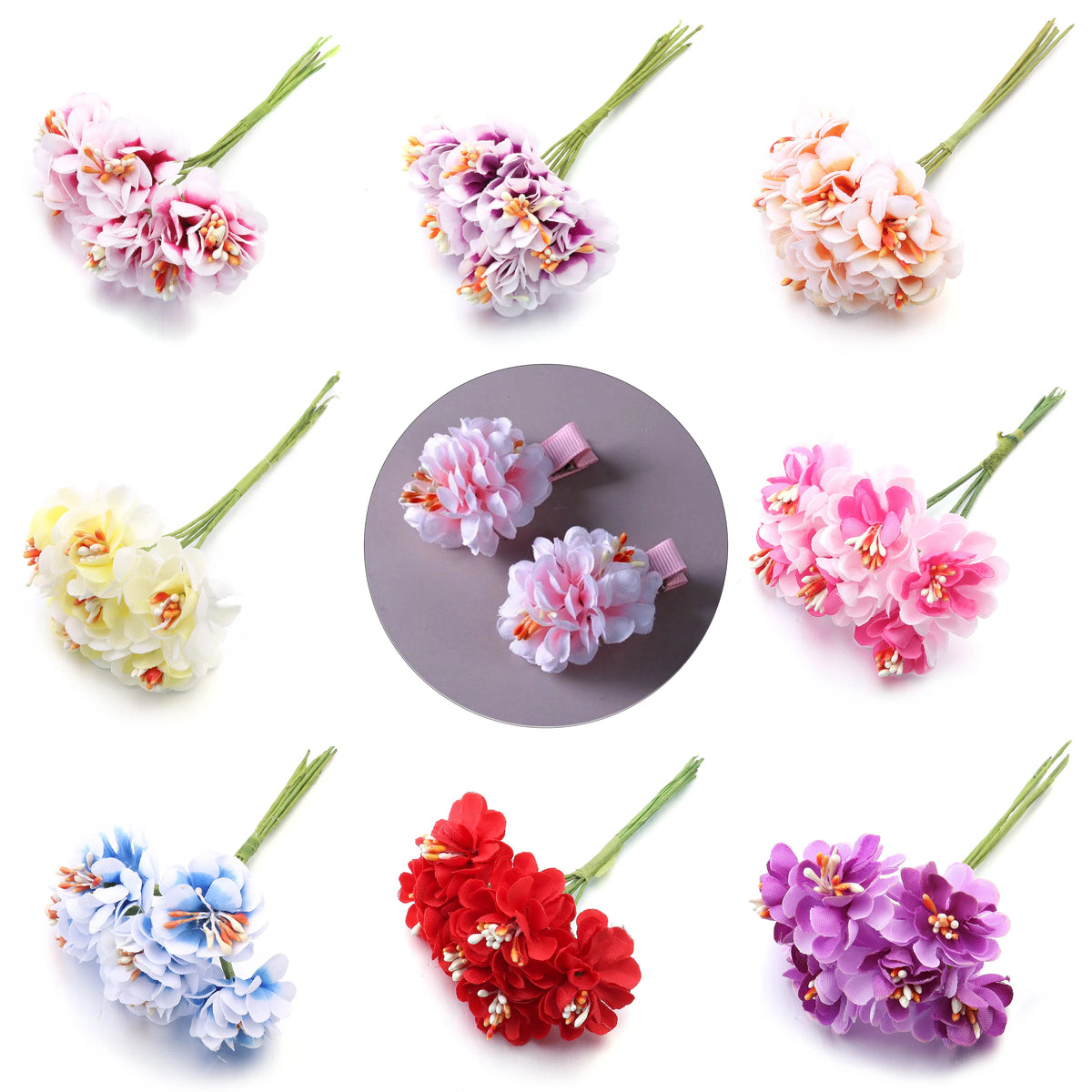 fleurs artificielles bouquet rouge rose blanc moderne détaillé intérieur décoration anniversaire baby shower mariage