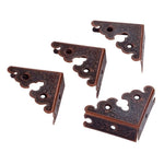 protections angle decoratives bois vintage floral gravures dentelles bronze argentedoré echangement meuble