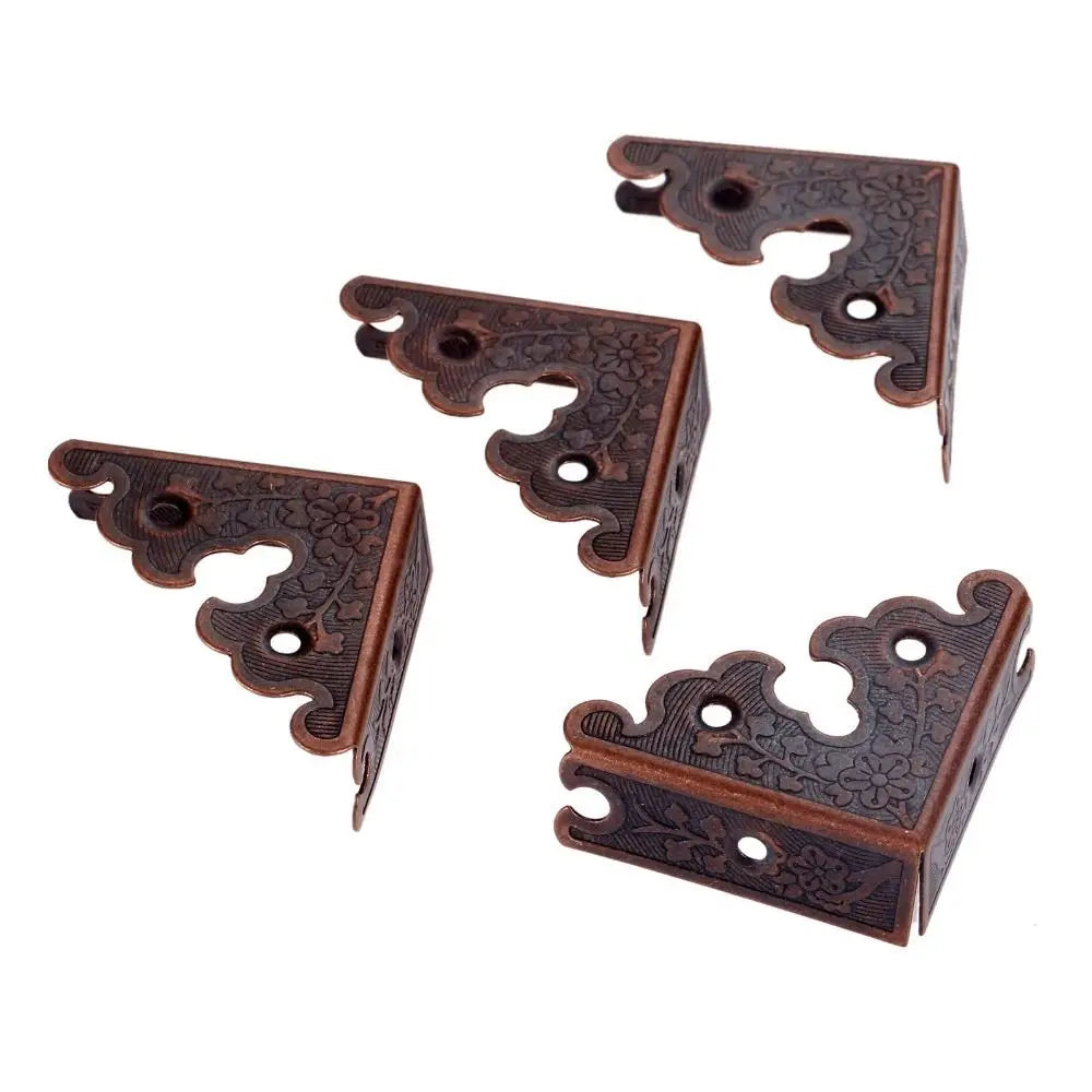 protections angle decoratives bois vintage floral gravures dentelles bronze argentedoré echangement meuble