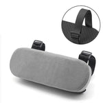 coussin soutien dos tissu noir mousse mémoire forme velcro confortable ergonomique gaming