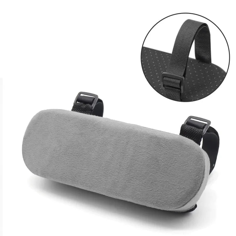 coussin soutien dos tissu noir mousse mémoire forme velcro confortable ergonomique gaming