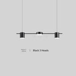 luminaire suspension led moderne rond noir or salon cuisine chambre