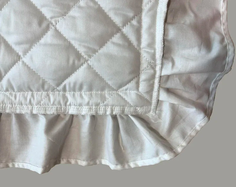 coussin carré blanc motif géométrique mousse pu coton lavable vintage adhésif
