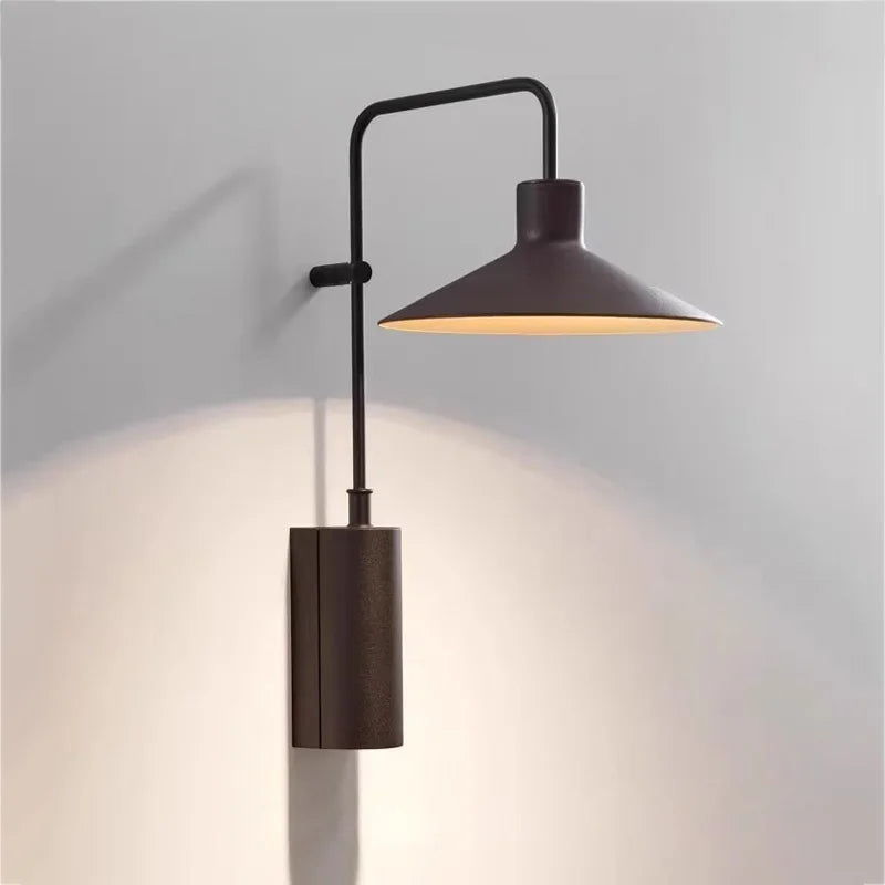 éclairage commercial moderne lampe murale conique marrin opaques extérieures led ambiance