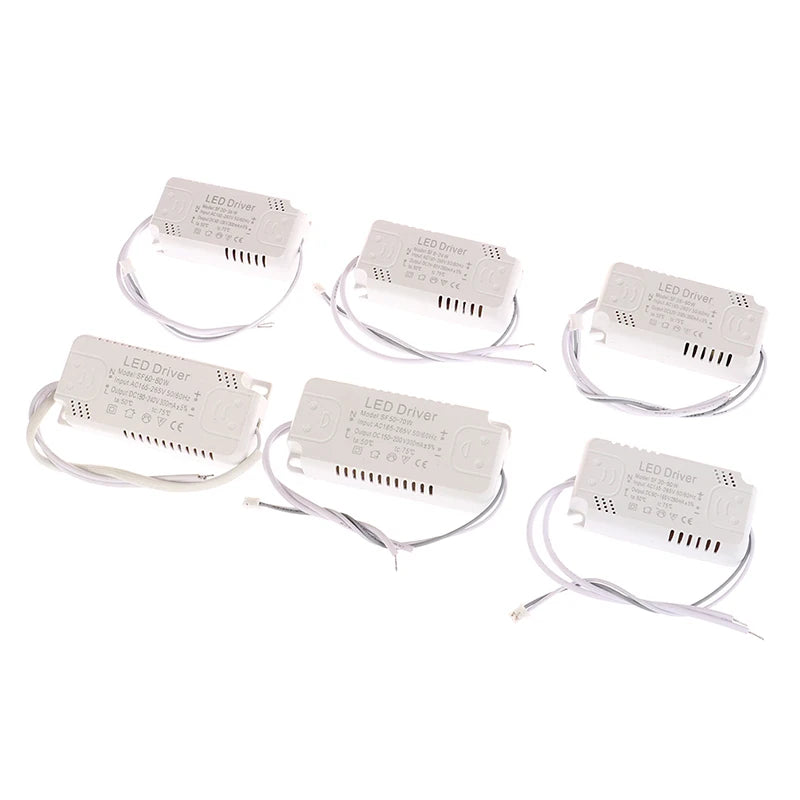 transformateur led 120v 240v 300ma 2036w 3050w adhésif câbles blancs moderne opacité