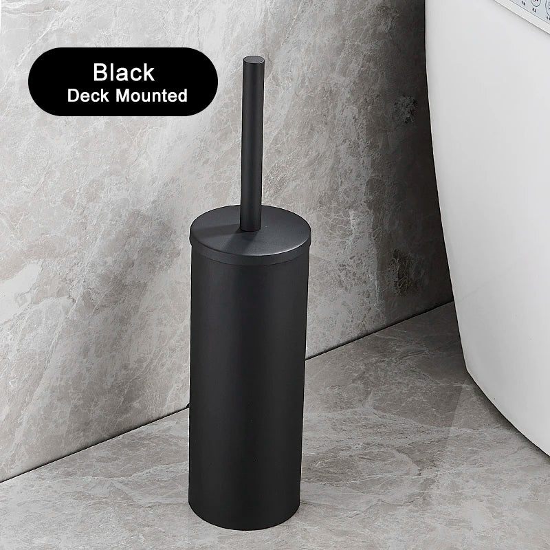 brosse wc murale acier inoxydable or noir argent moderne poignée