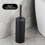 brosse wc murale acier inoxydable or noir argent moderne poignée