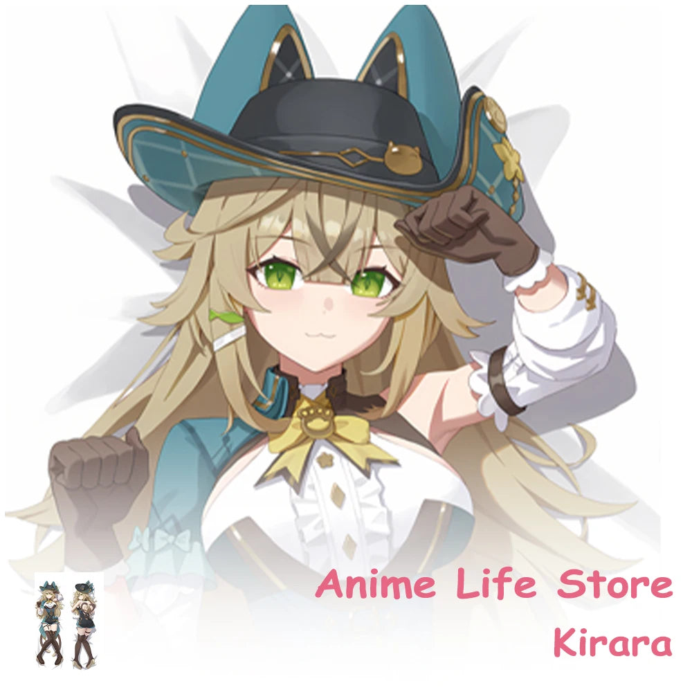 coussin anime imprimé fille accessoires zip poche intérieure 45x45cm 40x60cm 40x120cm 50x150cm