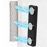 aimants magnétiques noir blanc grille géométrique moderne rideaux fixations accessoires pairesétales