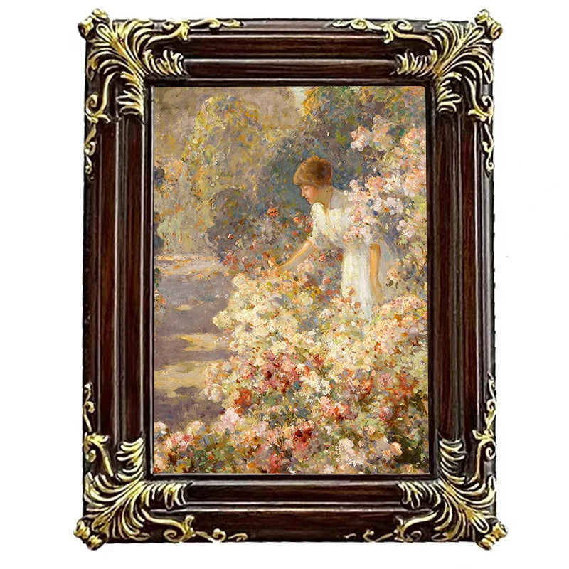 cadres photo relief résine ancien européen rétro shabby chic décor mural tableaux vintage ornements