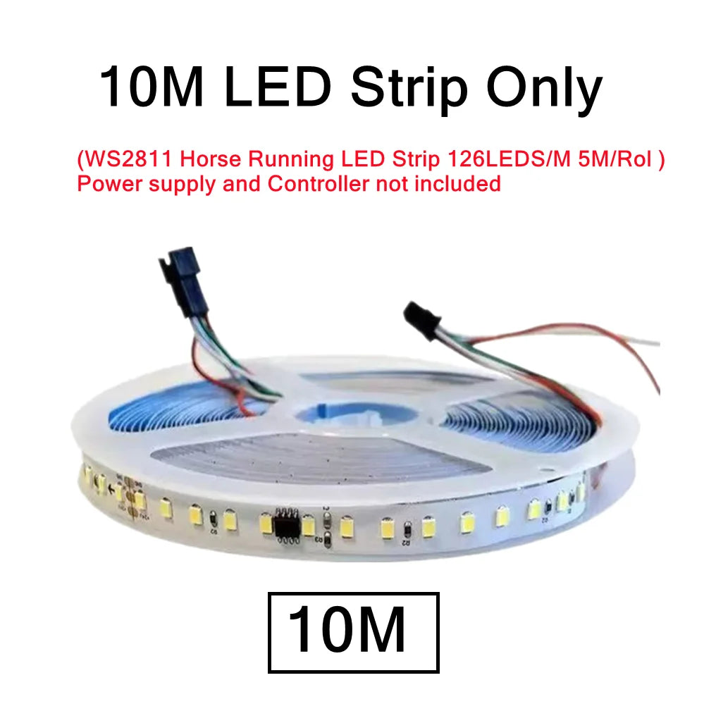 ruban led blanc 24v 10m contrôleur sans fil included led strip adhesive