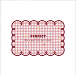 tapis moderne placemats rayures horizontales bleu clair rose vert respectueux environnement