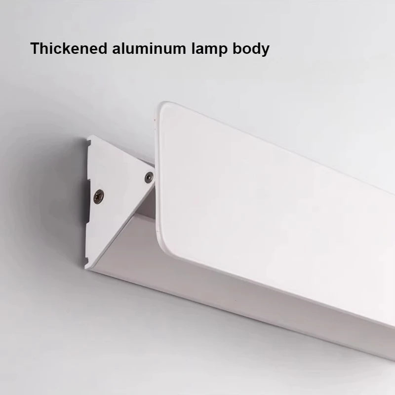 lampe murale led blanche moderne aluminium salon chambre éclairage lecture