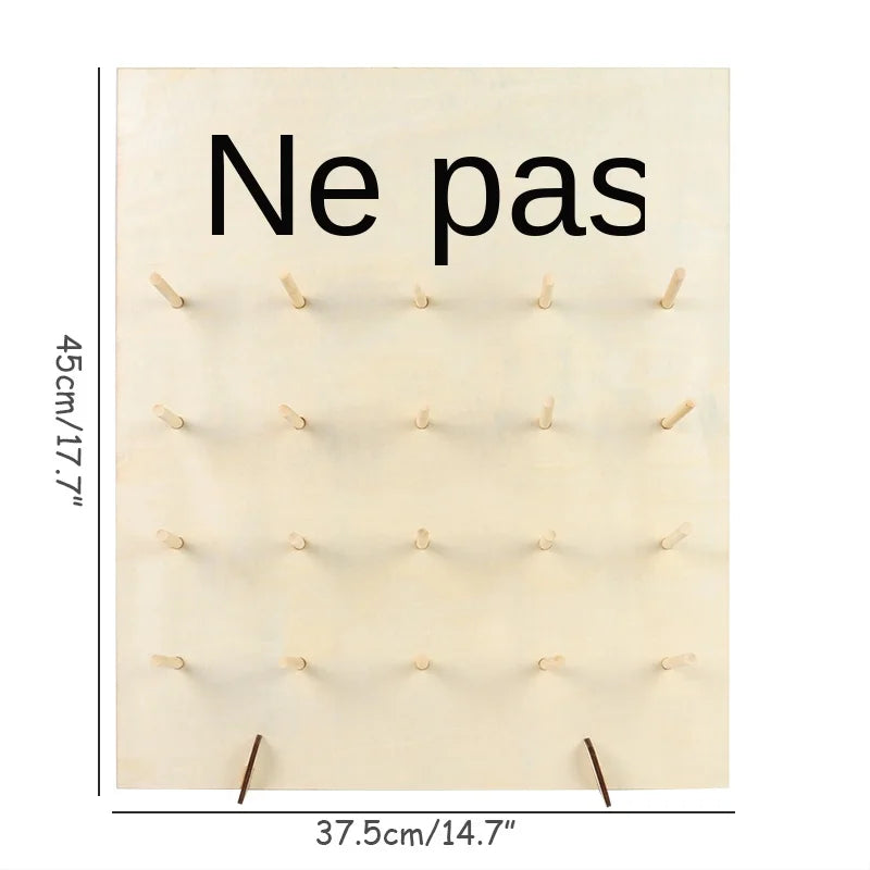 présentoir donuts bois rustique décoration mariage anniversaire événementiel hexagonal rectangulaire decorations multicolore vermicelles marshmallows