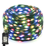 ruban led vert blanc étoiles dorées moderne 100m 800leds télécommande imperméable ip54