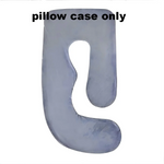 coussin maternité velours doux gris confortable fermeture zip side sleeping allaitement body support lit