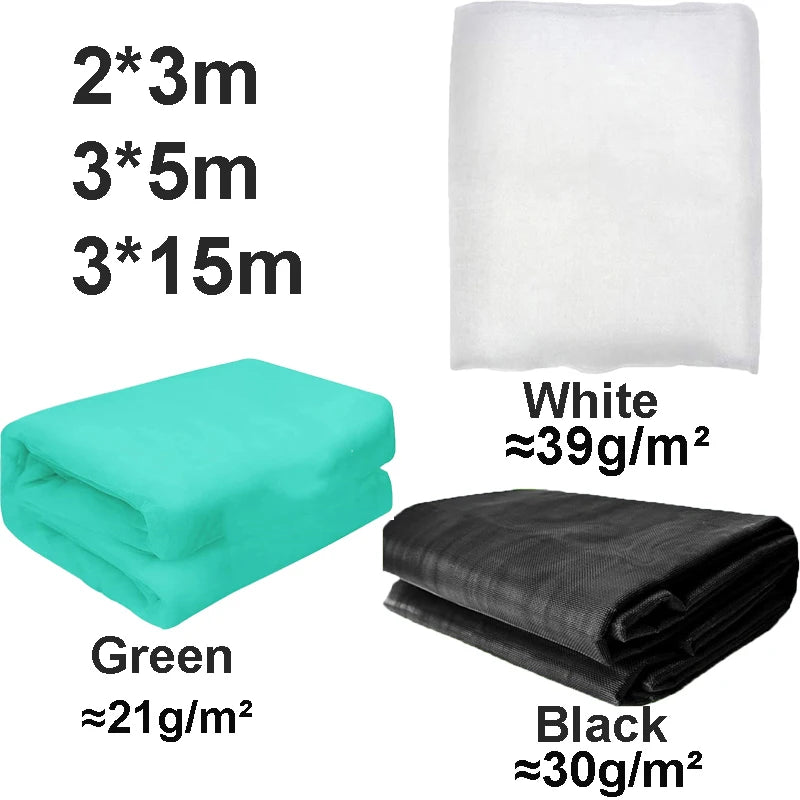 filet anti moustiques transparent blanc vert noir maille fine camping extérieur maison pic nic
