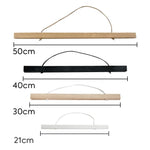 cadre mural bois moderne noir blanc 21cm 30cm 40cm 50cm texture rayé minimaliste