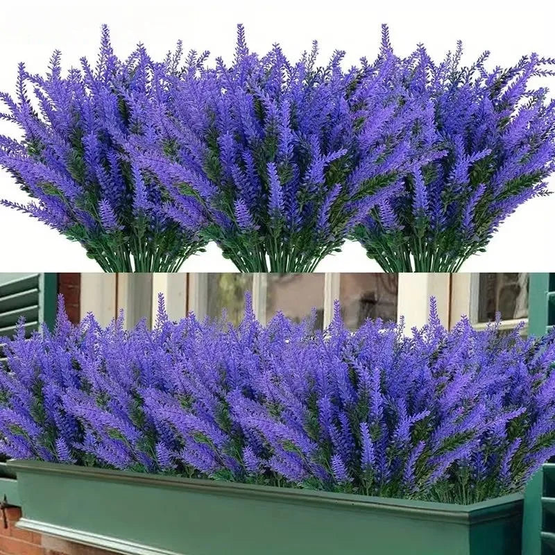 décoration intérieure moderne plante artificielle lavande violet rose verte blanche occasion mariage anniversaire baby