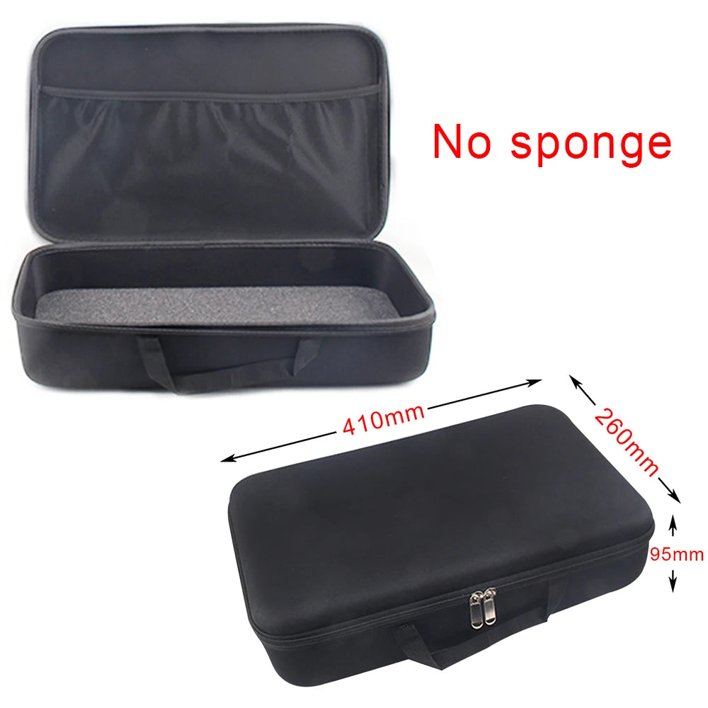 sac main noir texture mat pratique anti odeur zip poignée rangement outils